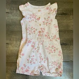 Flower bodysuit, size 12-18 months, worn once.